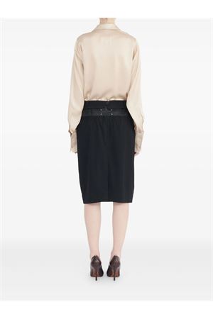 Gonna midi a matita nero MAISON MARGIELA | S51ME0040M35517900